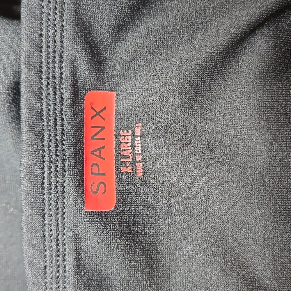 Spanx Slim-X Bagel Buster Flare Yoga Leggings Size Extra Large Black - Picture 7 of 10